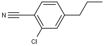 2-Chloro-4-propylbenzonitrile 结构式