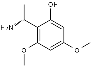 2-[(1R)-1-AMINOETHYL]-3,5-DIMETHOXYPHENOL Structure
