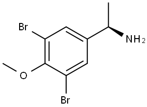 (1R)-1-(3,5-DIBROMO-4-METHOXYPHENYL)ETHYLAMINE Structure