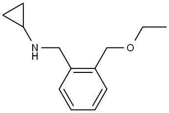N-Cyclopropyl-2-(ethoxymethyl)benzenemethanamine,1247783-70-5,结构式