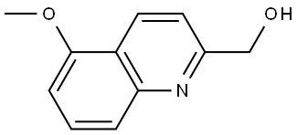 (5-methoxyquinolin-2-yl)methanol Structure