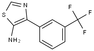 5-Amino-4-(3-trifluoromethylphenyl)thiazole Structure