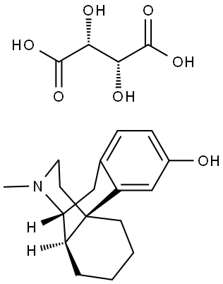 LEVORPHANOL TARTRATE NARCOTIC ANALGESIC Struktur