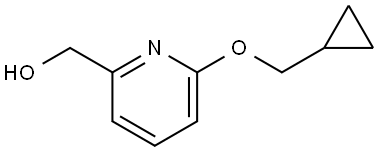 (6-(cyclopropylmethoxy)pyridin-2-yl)methanol,1250977-15-1,结构式