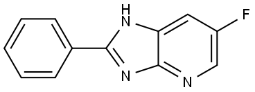 6-fluoro-2-phenyl-3H-imidazo[4,5-b]pyridine Structure