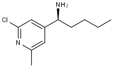 (S)-1-(2-chloro-6-methylpyridin-4-yl)pentan-1-amine,1259564-97-0,结构式