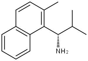 (1S)-2-METHYL-1-(2-METHYLNAPHTHYL)PROPYLAMINE,1259617-57-6,结构式