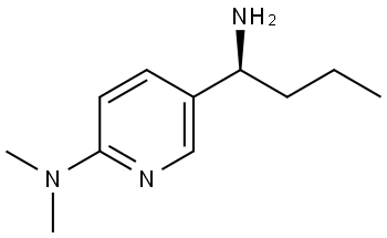 5-((1S)-1-AMINOBUTYL)(2-PYRIDYL)]DIMETHYLAMINE,1259619-61-8,结构式