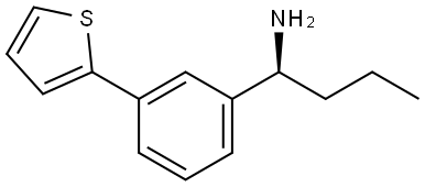 (1S)-1-(3-(2-THIENYL)PHENYL)BUTYLAMINE Structure