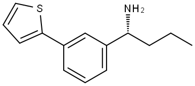 (1R)-1-(3-(2-THIENYL)PHENYL)BUTYLAMINE,1259665-89-8,结构式