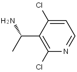 (1S)-1-(2,4-DICHLORO(3-PYRIDYL))ETHYLAMINE Structure