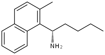 (1S)-1-(2-METHYLNAPHTHYL)PENTYLAMINE,1259914-95-8,结构式