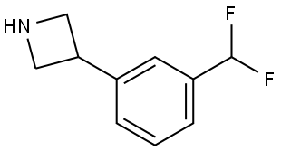 Azetidine, 3-[3-(difluoromethyl)phenyl]-|3-[3-(二氟甲基)苯基]氮杂环丁烷