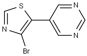 1264034-09-4 4-Bromo-5-(5-pyrimidyl)thiazole