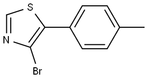 4-Bromo-5-(4-tolyl)thiazole Structure