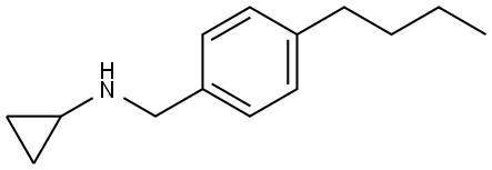 4-Butyl-N-cyclopropylbenzenemethanamine,1267667-15-1,结构式