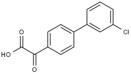 3'-Chloro-α-oxo[1,1'-biphenyl]-4-acetic acid Structure