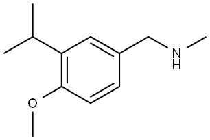 4-Methoxy-N-methyl-3-(1-methylethyl)benzenemethanamine Structure