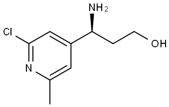 (3S)-3-AMINO-3-(2-CHLORO-6-METHYLPYRIDIN-4-YL)PROPAN-1-OL|