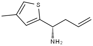 (1S)-1-(4-METHYL(2-THIENYL))BUT-3-ENYLAMINE 结构式
