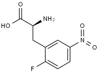 (2S)-2-amino-3-(2-fluoro-5-nitrophenyl)propanoic acid Structure