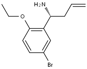 (1R)-1-(5-BROMO-2-ETHOXYPHENYL)BUT-3-ENYLAMINE 结构式