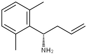 (1S)-1-(2,6-DIMETHYLPHENYL)BUT-3-EN-1-AMINE 结构式