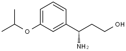(3S)-3-AMINO-3-[3-(METHYLETHOXY)PHENYL]PROPAN-1-OL,1270144-35-8,结构式