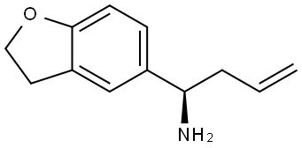 (1R)-1-(2,3-DIHYDRO-1-BENZOFURAN-5-YL)BUT-3-EN-1-AMINE,1270173-18-6,结构式