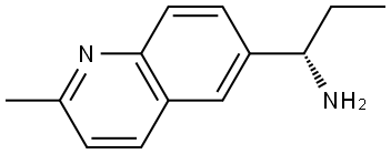 (1S)-1-(2-METHYL (6-QUINOLYL))PROPYLAMINE,1270177-39-3,结构式