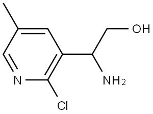 2-AMINO-2-(2-CHLORO-5-METHYLPYRIDIN-3-YL)ETHAN-1-OL,1270357-12-4,结构式