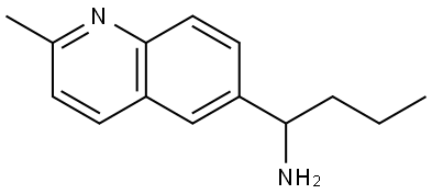 1-(2-METHYL-6-QUINOLYL)BUTYLAMINE 结构式