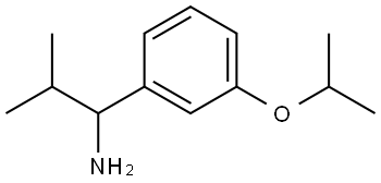 2-METHYL-1-[3-(METHYLETHOXY)PHENYL]PROPYLAMINE,1270368-93-8,结构式