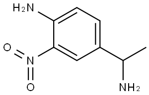 4-(1-氨乙基)-2-硝基苯胺, 1270446-69-9, 结构式