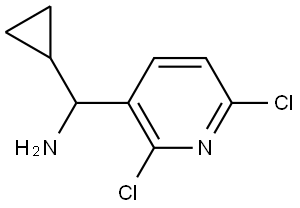 CYCLOPROPYL(2,6-DICHLOROPYRIDIN-3-YL)METHANAMINE,1270485-80-7,结构式