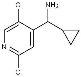 CYCLOPROPYL(2,5-DICHLOROPYRIDIN-4-YL)METHANAMINE 结构式