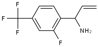 1270546-60-5 1-[2-FLUORO-4-(TRIFLUOROMETHYL)PHENYL]PROP-2-ENYLAMINE