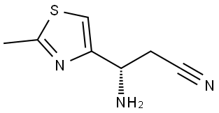 (3S)-3-AMINO-3-(2-METHYL-1,3-THIAZOL-4-YL)PROPANENITRILE,1272736-61-4,结构式