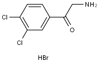 2-(3,4-Dichlorophenyl)-2-oxoethylamine hydrobromide Structure