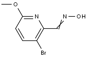 3-Bromo-6-methoxy-2-pyridinecarboxaldehyde oxime 结构式