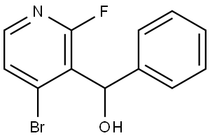 (4-bromo-2-fluoropyridin-3-yl)(phenyl)methanol,128071-82-9,结构式