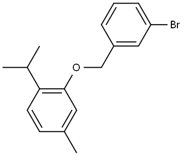 2-((3-bromobenzyl)oxy)-1-isopropyl-4-methylbenzene|