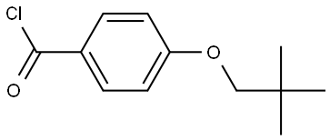 4-(2,2-Dimethylpropoxy)benzoyl chloride Structure