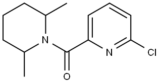 (6-Chloro-2-pyridinyl)(2,6-dimethyl-1-piperidinyl)methanone Structure