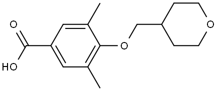 1285137-74-7 3,5-Dimethyl-4-[(tetrahydro-2H-pyran-4-yl)methoxy]benzoic acid