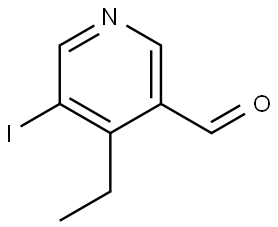 4-Ethyl-5-iodo-3-pyridinecarboxaldehyde 结构式