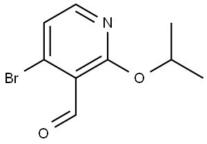 4-Bromo-2-(1-methylethoxy)-3-pyridinecarboxaldehyde Struktur