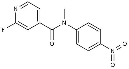 2-fluoro-N-methyl-N-(4-nitrophenyl)isonicotinamide,1292433-92-1,结构式