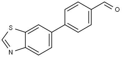 4-(6-Benzothiazolyl)benzaldehyde,1301188-99-7,结构式