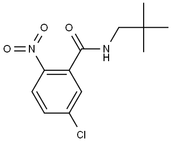 5-chloro-N-neopentyl-2-nitrobenzamide Structure